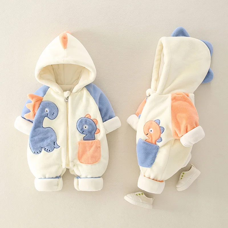 Kids Outdoor Jumpsuit - 신생아 Rompers 아기 Bodysuits 두껍고 플러시