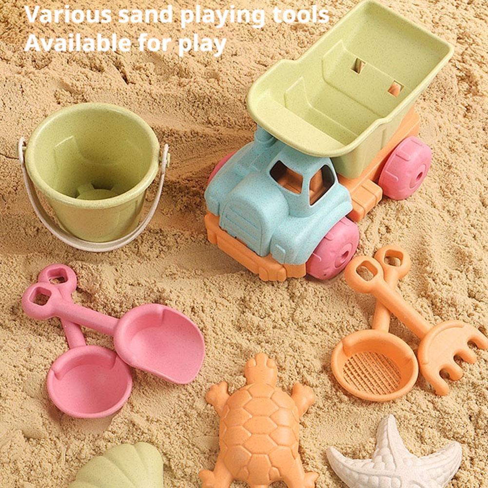Kids Outdoor Activity Toys - 어린이를위한 7Pcs 해변 모래 장난감 세트