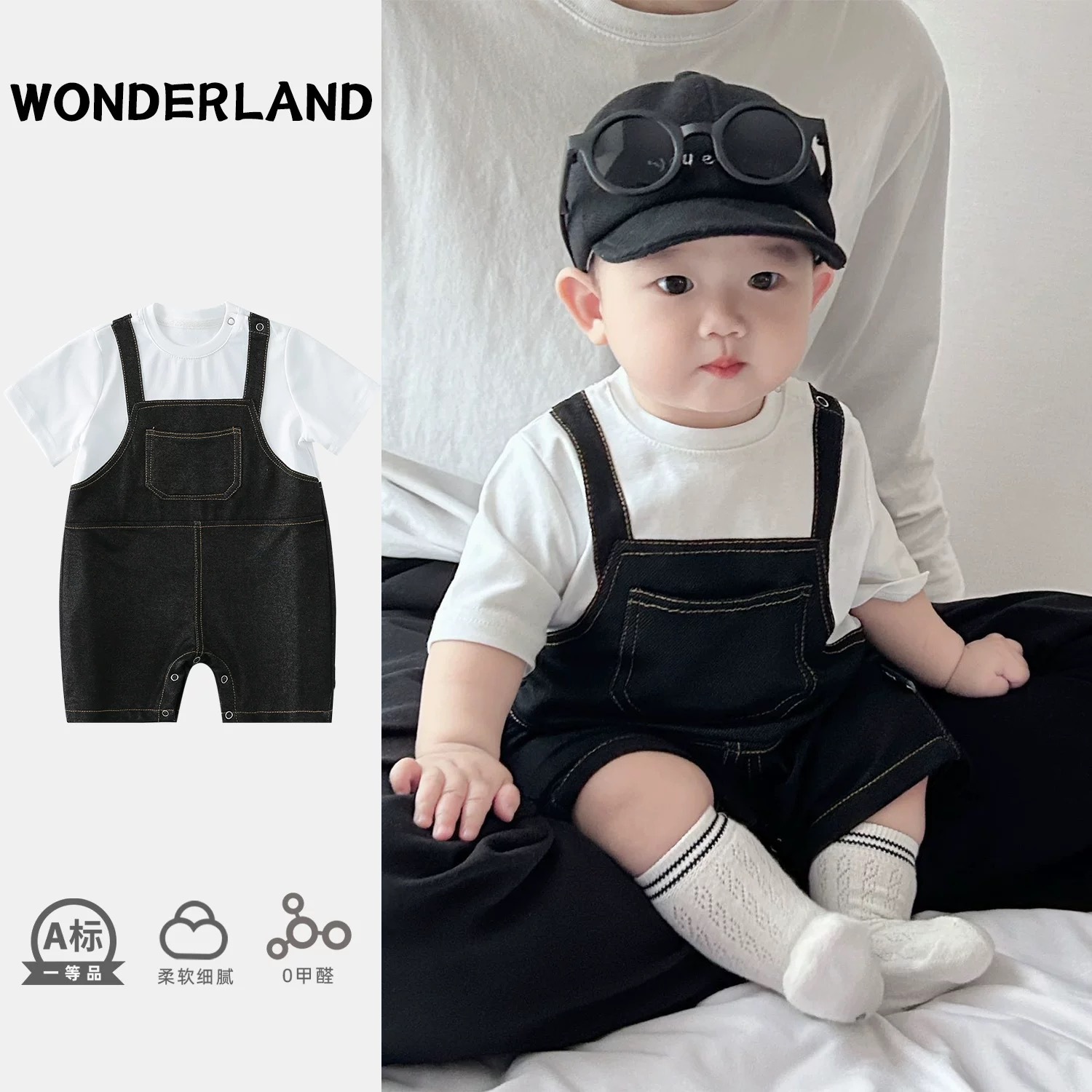 Kids Outdoor Jumpsuit - 신생아 여름 점프수트, 매우 귀여운 아기
