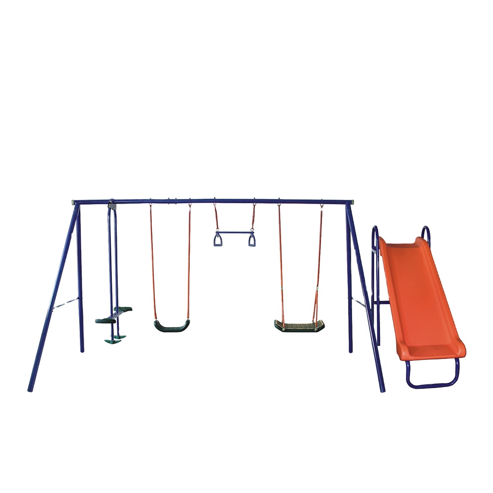 Kids Outdoor Swing Set With Slide - 도매 저렴한 6인용 야외 정원 어린이용