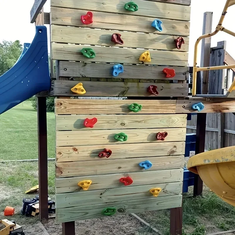Kids Outdoor Climbing Structure - 어린이용 클라이밍 월 스톤, 어린이 DIY