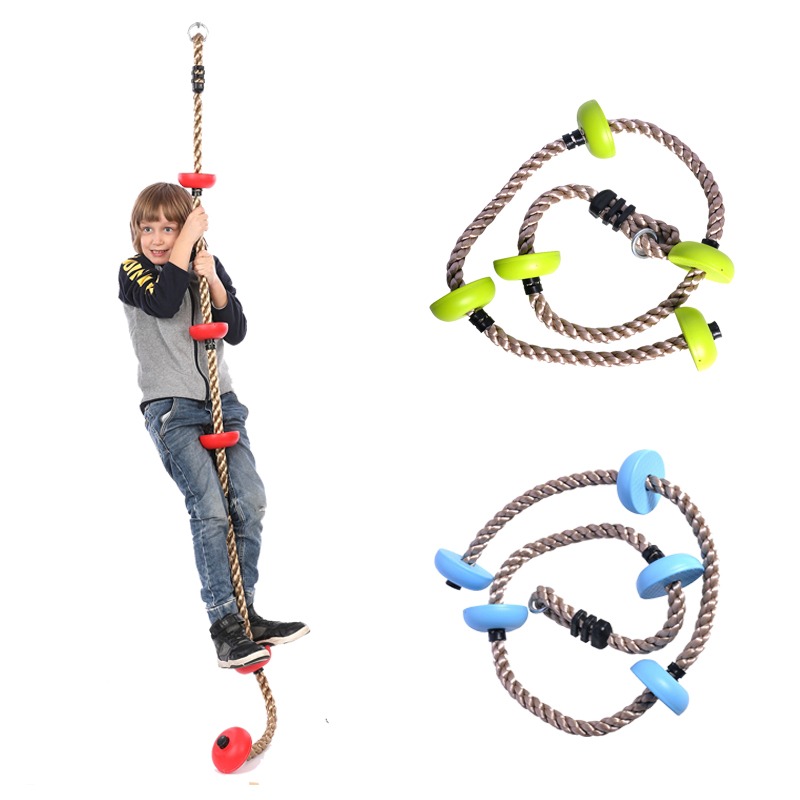 Kids Outdoor Climbing Structure - 어린이 등반 밧줄 어린이 스윙 디스크