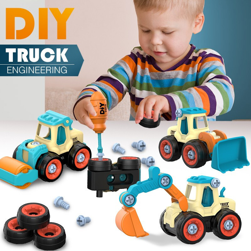 Kids Outdoor Digger - 너트 분해 로딩 언로드 엔지니어링 트럭