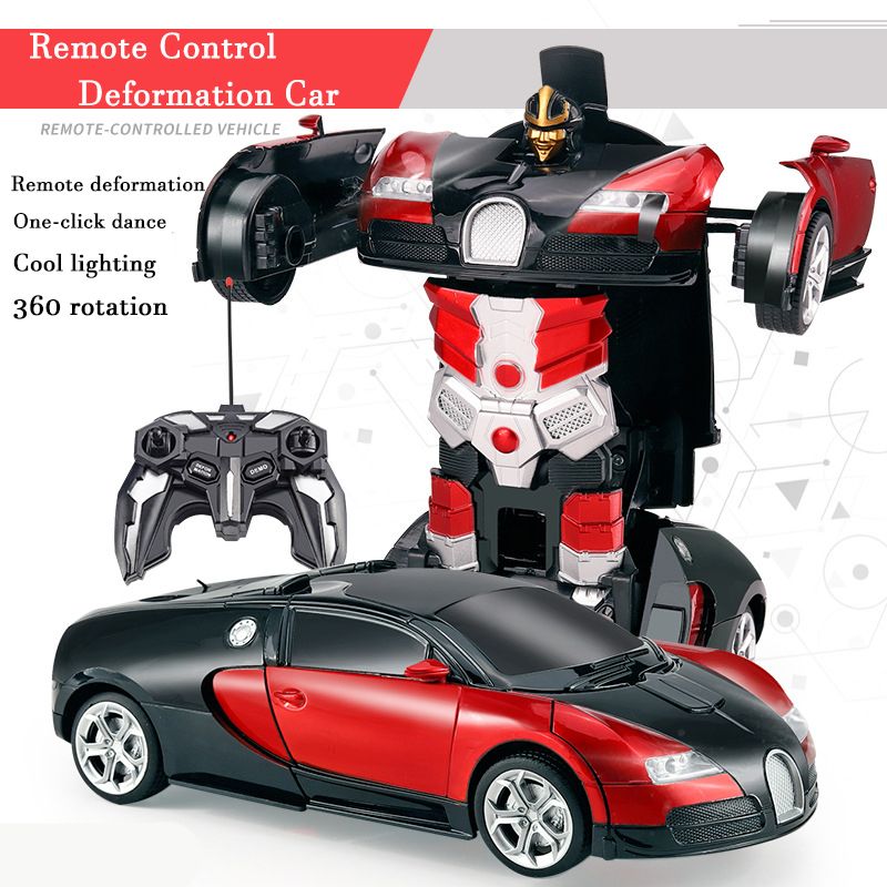 Kids Outdoor Activity Toys - 2in1 전동 RC 자동차 변신 로봇