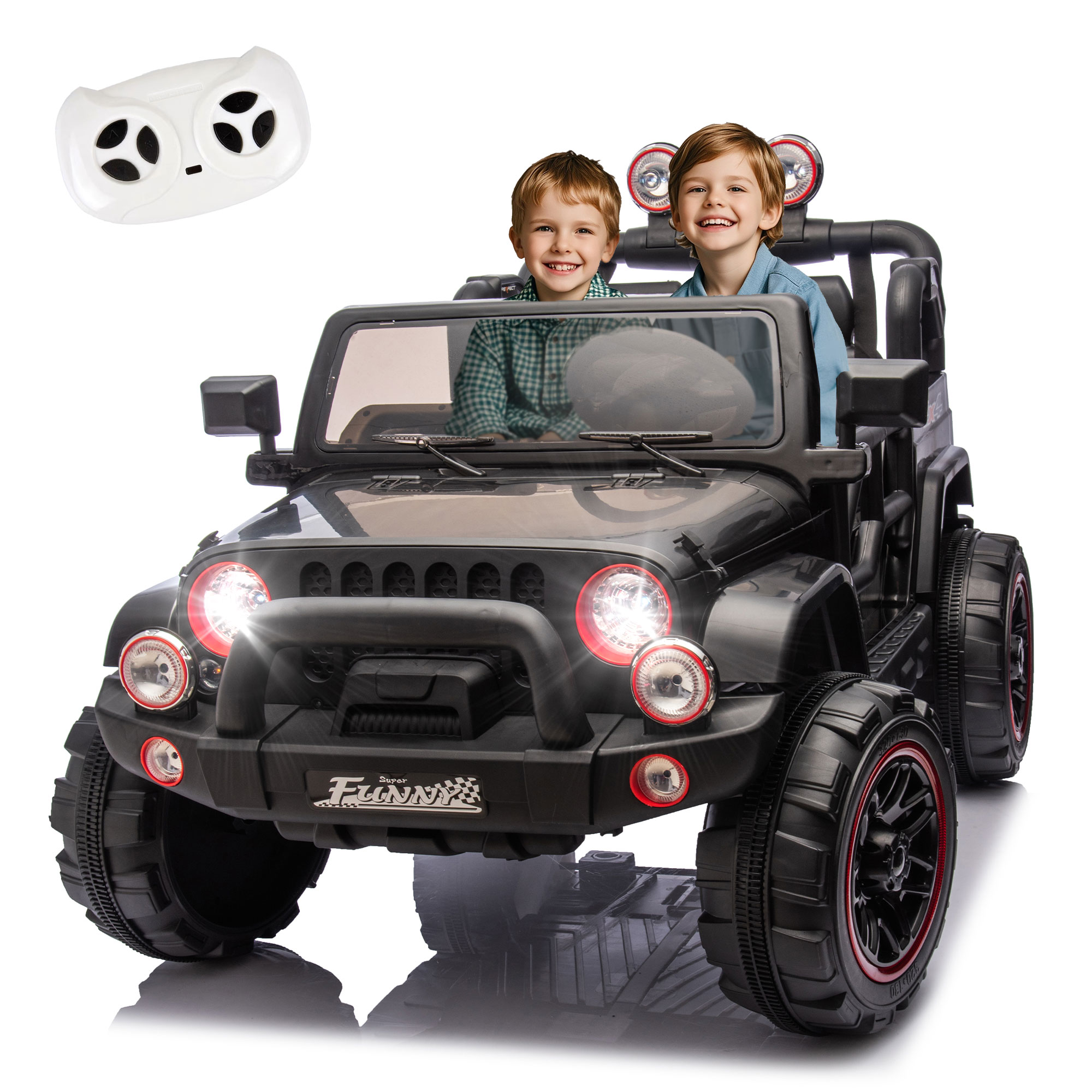 Kids Outdoor Ride On - 어린이용 전동 자동차 24V 80W 블루투스