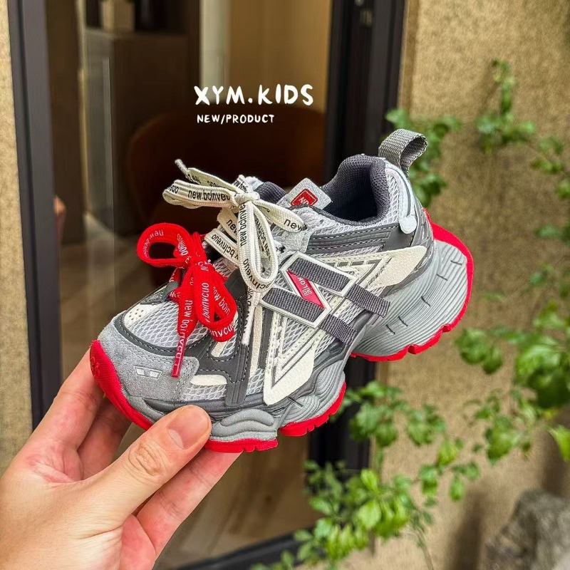 Kids Outdoor Wear - 새로운 메쉬 로우탑 캐주얼 스포츠 스니커즈