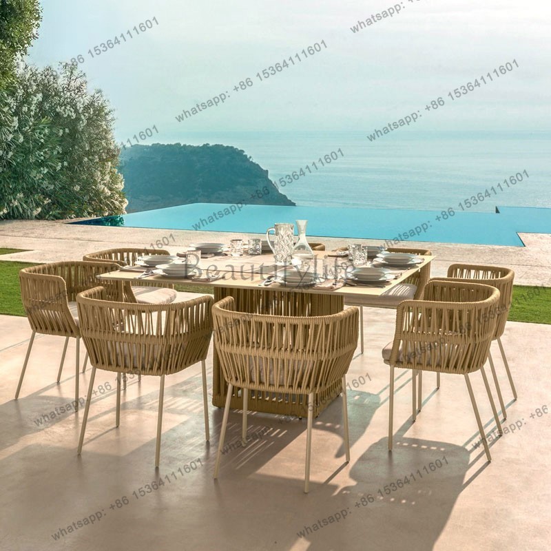 Kids Outdoor Furniture Set - LJY 내추럴 모던 정원 가구 세트