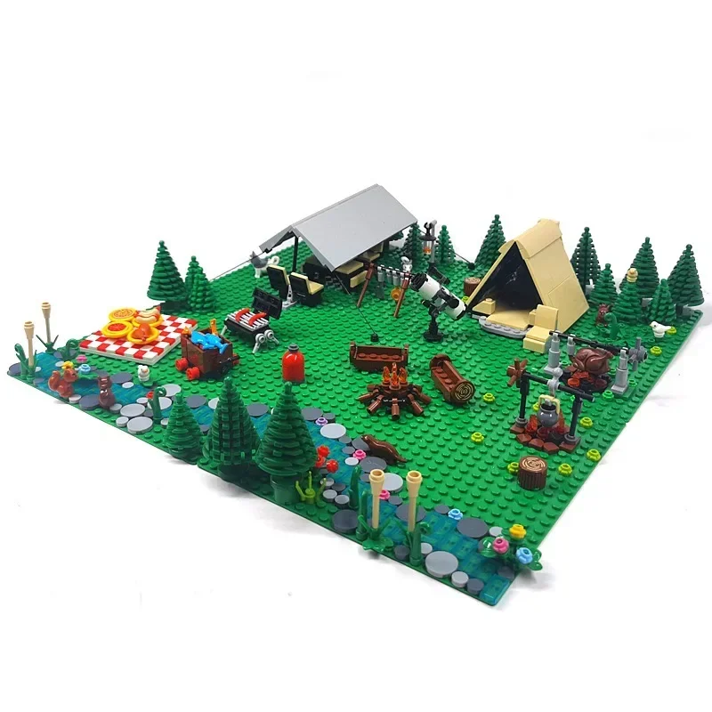 Kids Outdoor Picnic Table - MOC 야외 캠핑 및 피크닉 텐트