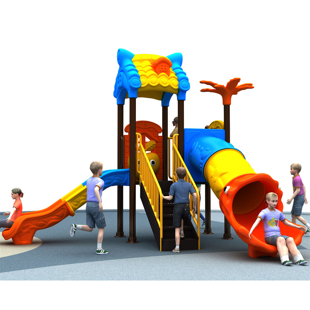 Kids Outdoor Swing Set With Slide - 어린이 야외 놀이공원 장비 조합 그네와