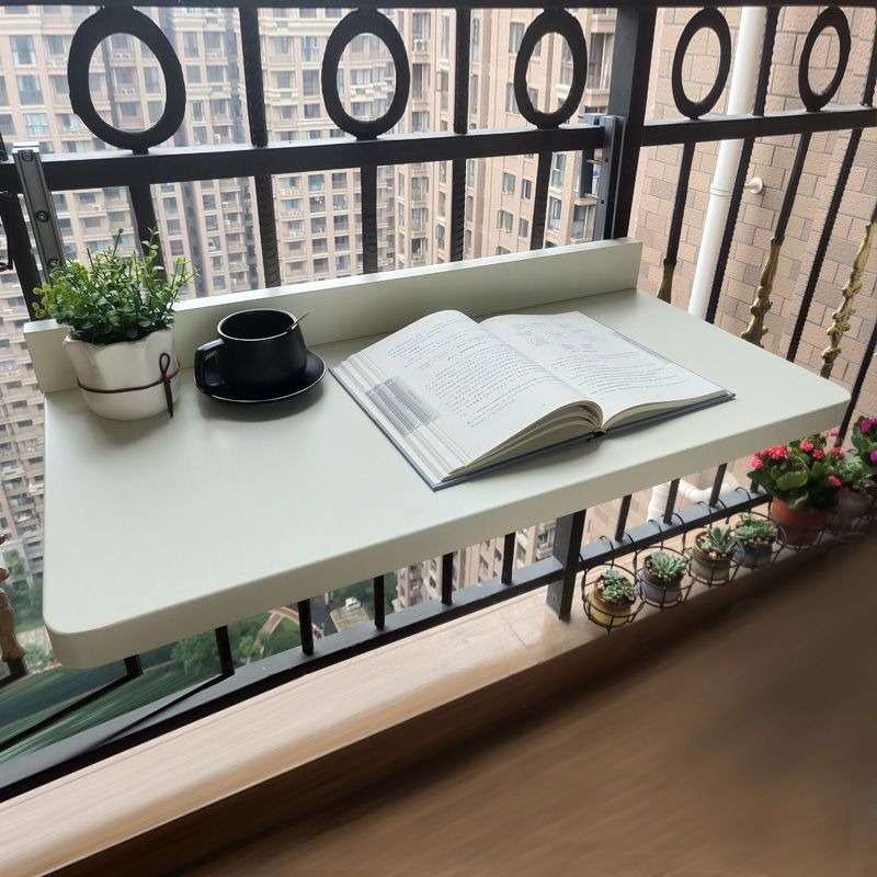 Kids Outdoor Wooden Table - 현대적인 미니멀리스트 메탈 접이식 발코니 테이블