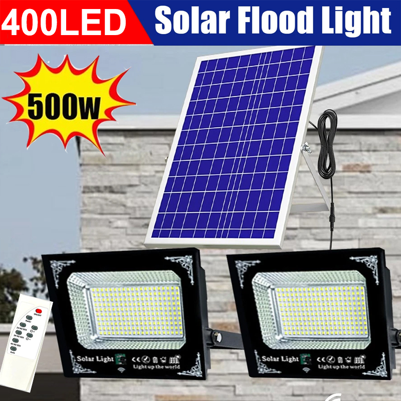 Balance Beam Outdoor - 500W LED 태양광 조명 고휘도 2헤드