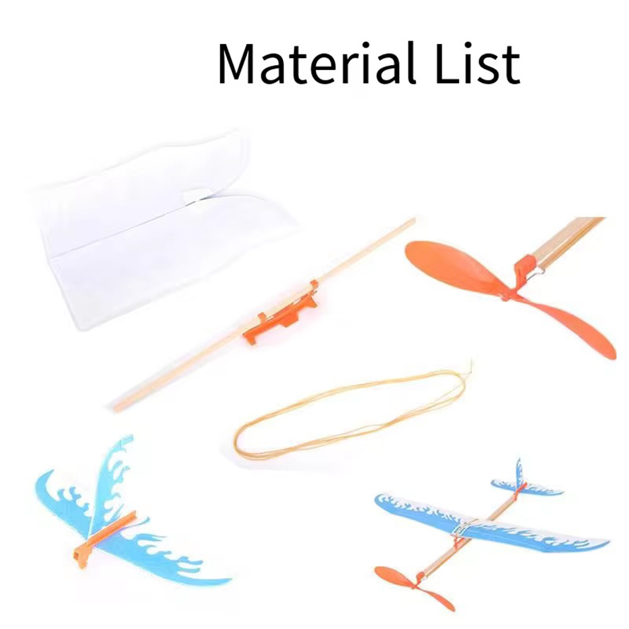 DIY 고무줄 비행기 동력 글라이더 항공기 키트 비행  - Kids Outdoor Activity Toys 리뷰 및 가격