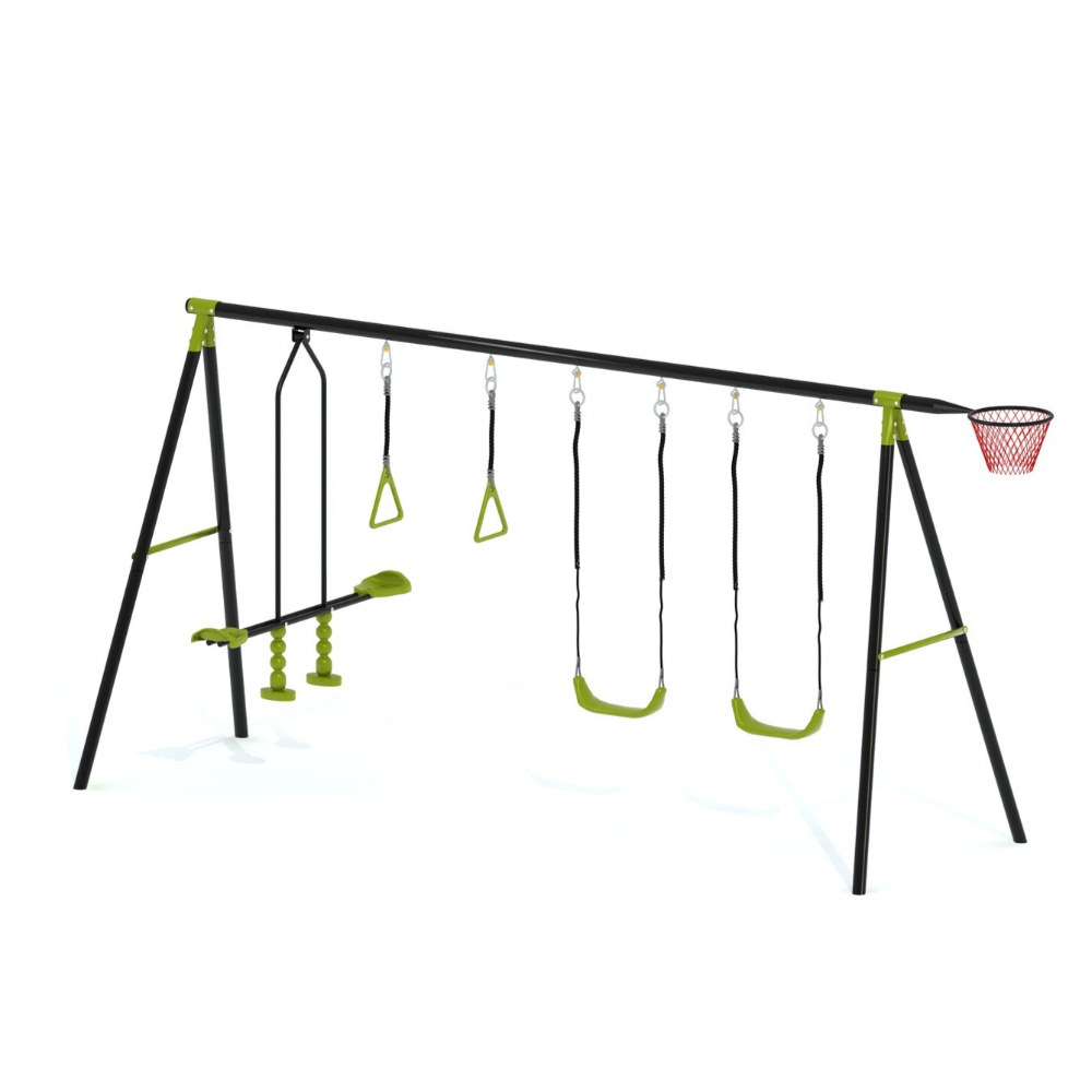 3-in-1 어린이 그네 슬라이드 클라이밍 세트, 행잉 - Kids Outdoor Swing Set With Slide 리뷰 및 가격
