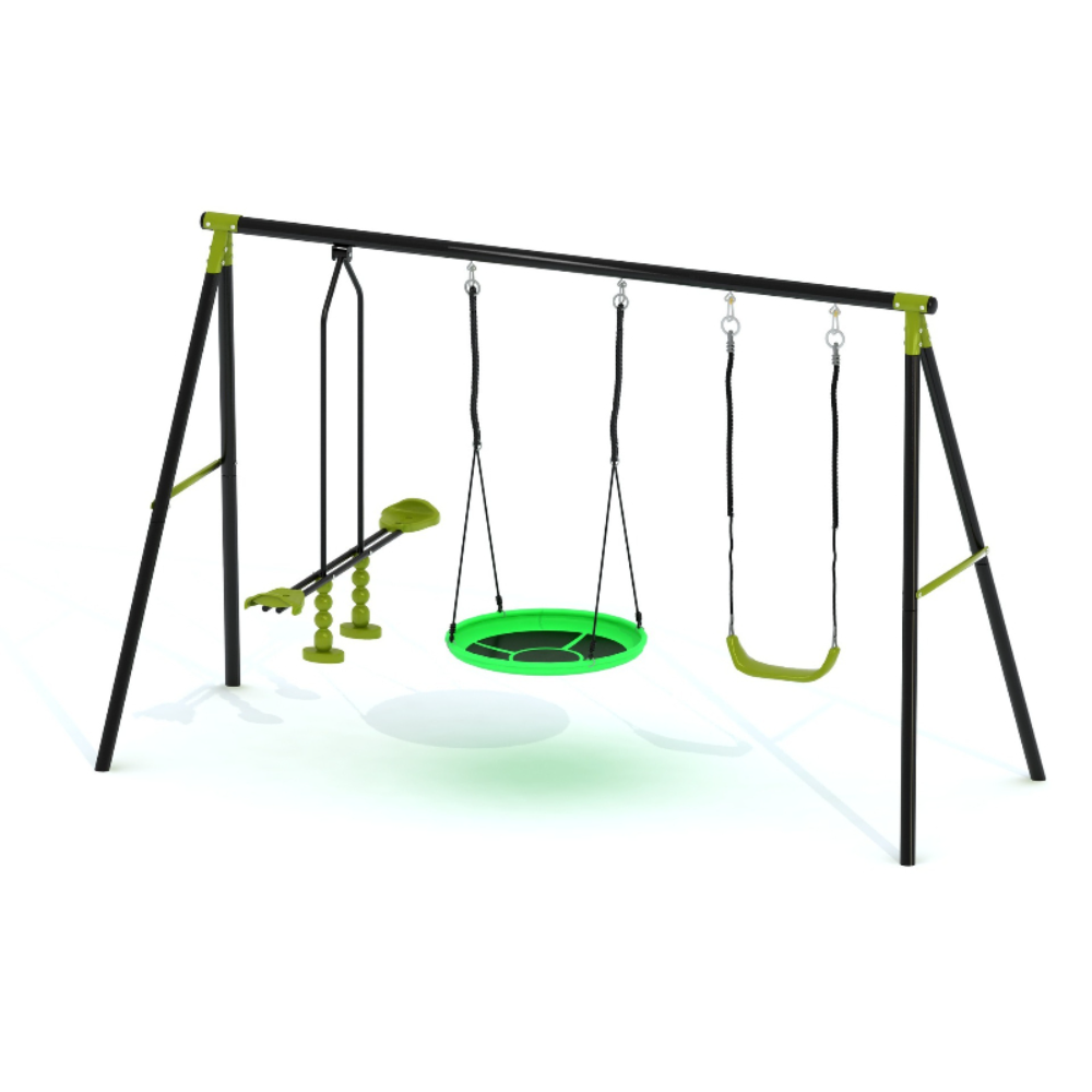3-in-1 어린이 그네 슬라이드 클라이밍 세트, 행잉 - Kids Outdoor Swing Set With Slide 리뷰 및 가격