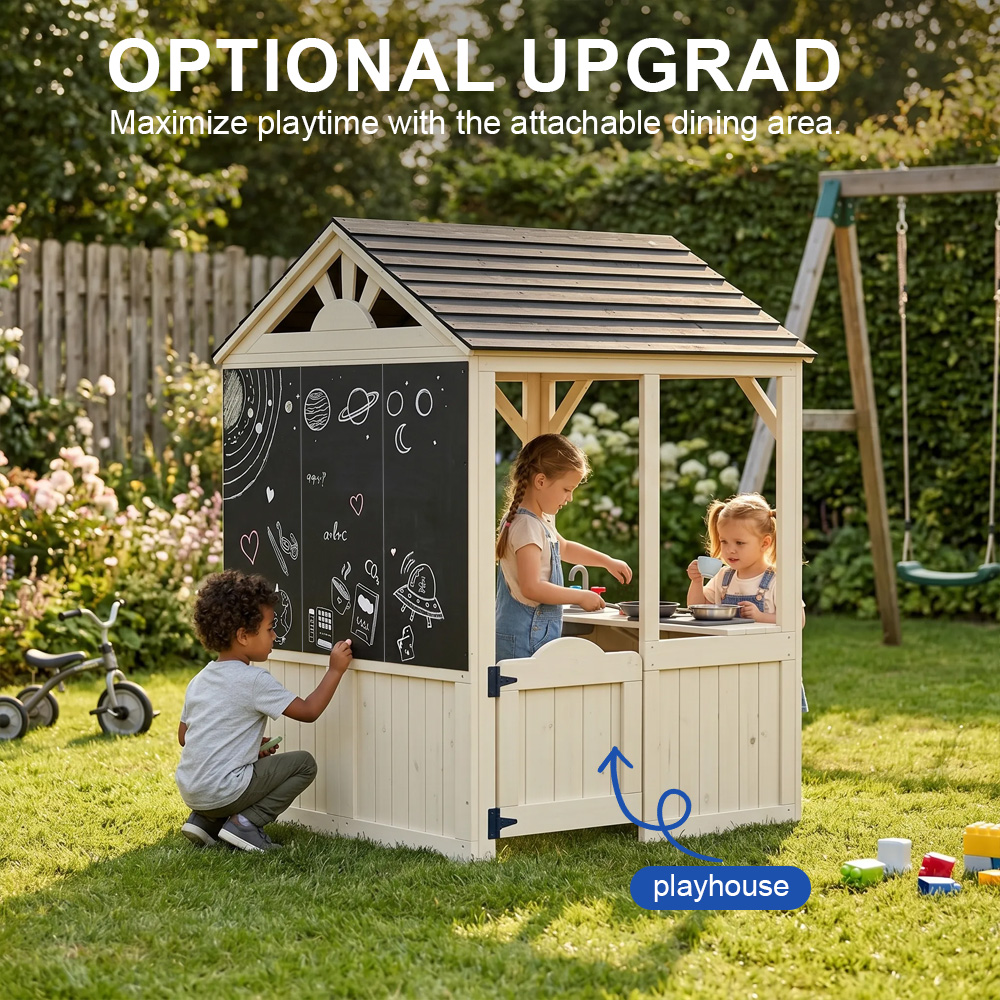 정원 건물 가구 어린이 놀이집 놀이터 역할놀이 야외 피 - Kids Outdoor Picnic Table 리뷰 및 가격