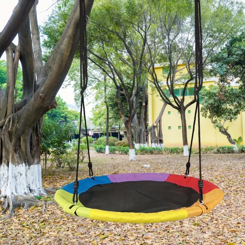 원형 옥스포드 네트 캔버스 어린이 해먹 교수형 로프 스 - Kids Outdoor Hammock Swing 리뷰 및 가격