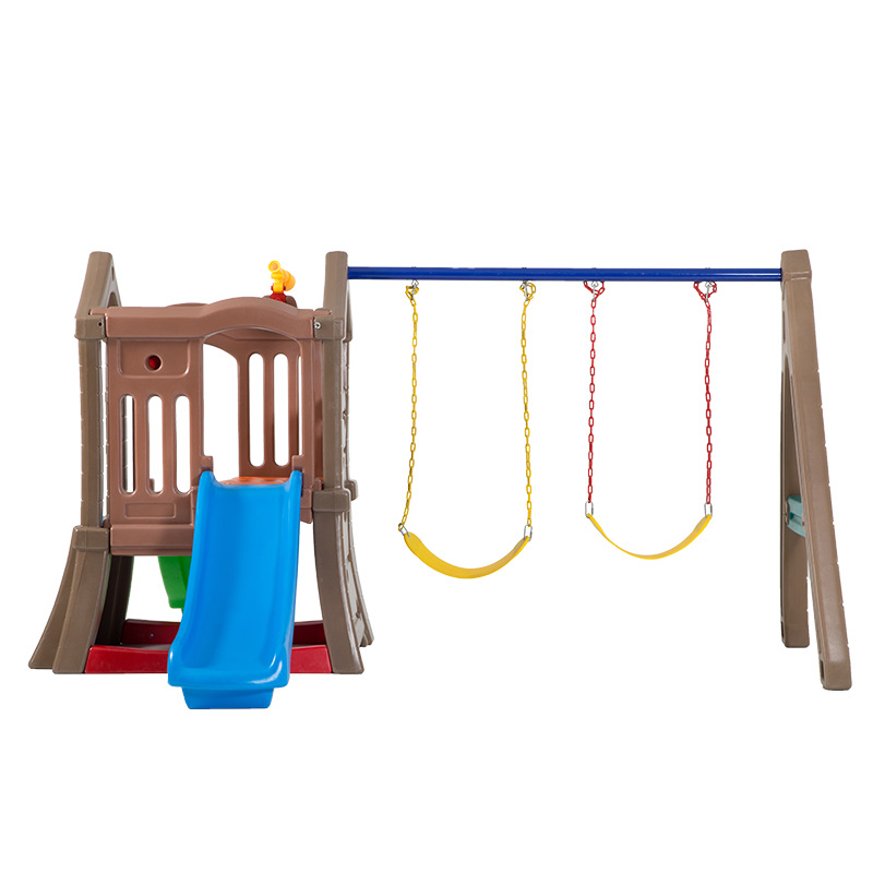 고품질 어린이 실내/실외 플라스틱 이중 슬라이드 놀이터 - Kids Outdoor Swing Set With Slide 리뷰 및 가격
