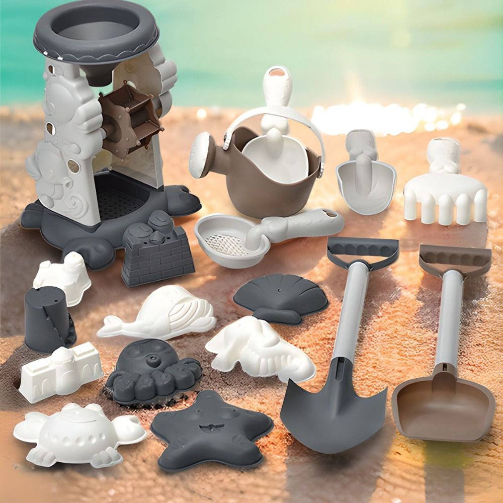 휴대용 해변 모래 놀이 장난감, 만화 경량 해변 놀이  - Kids Outdoor Mud Kitchen 리뷰 및 가격