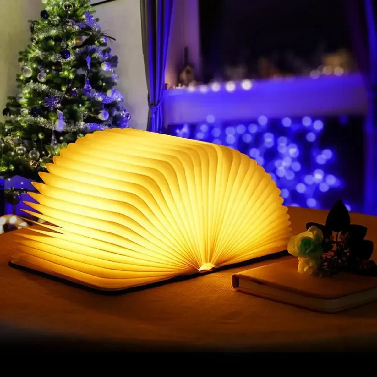 3D 책 빛 접는 나무 크리 에이 티브 LED 밤 빛  - Kids Outdoor Wooden Table 리뷰 및 가격