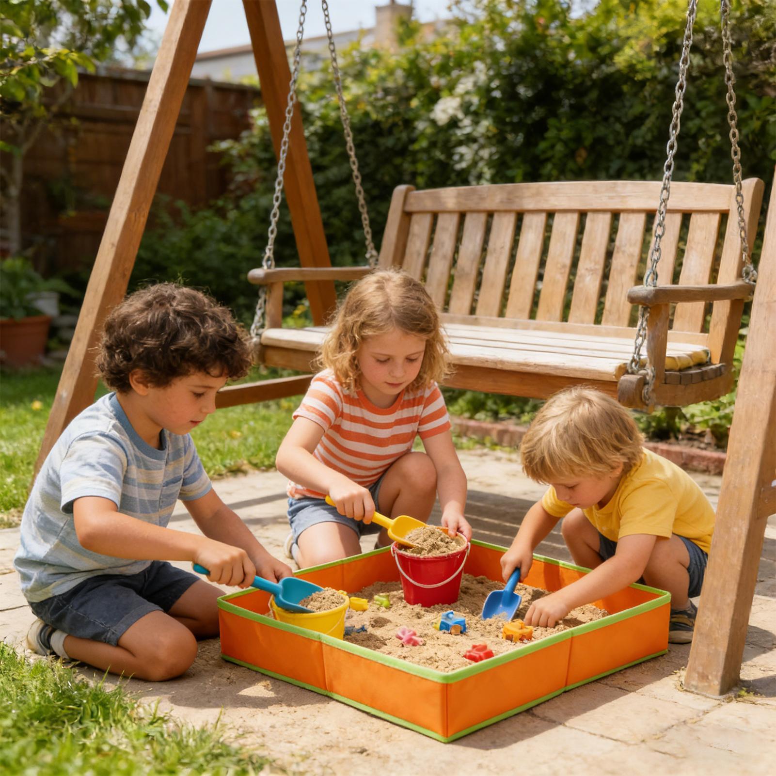 어린이용 모래놀이 테이블, 야외 감각놀이 테이블, 접이 - Kids Outdoor Picnic Table 리뷰 및 가격