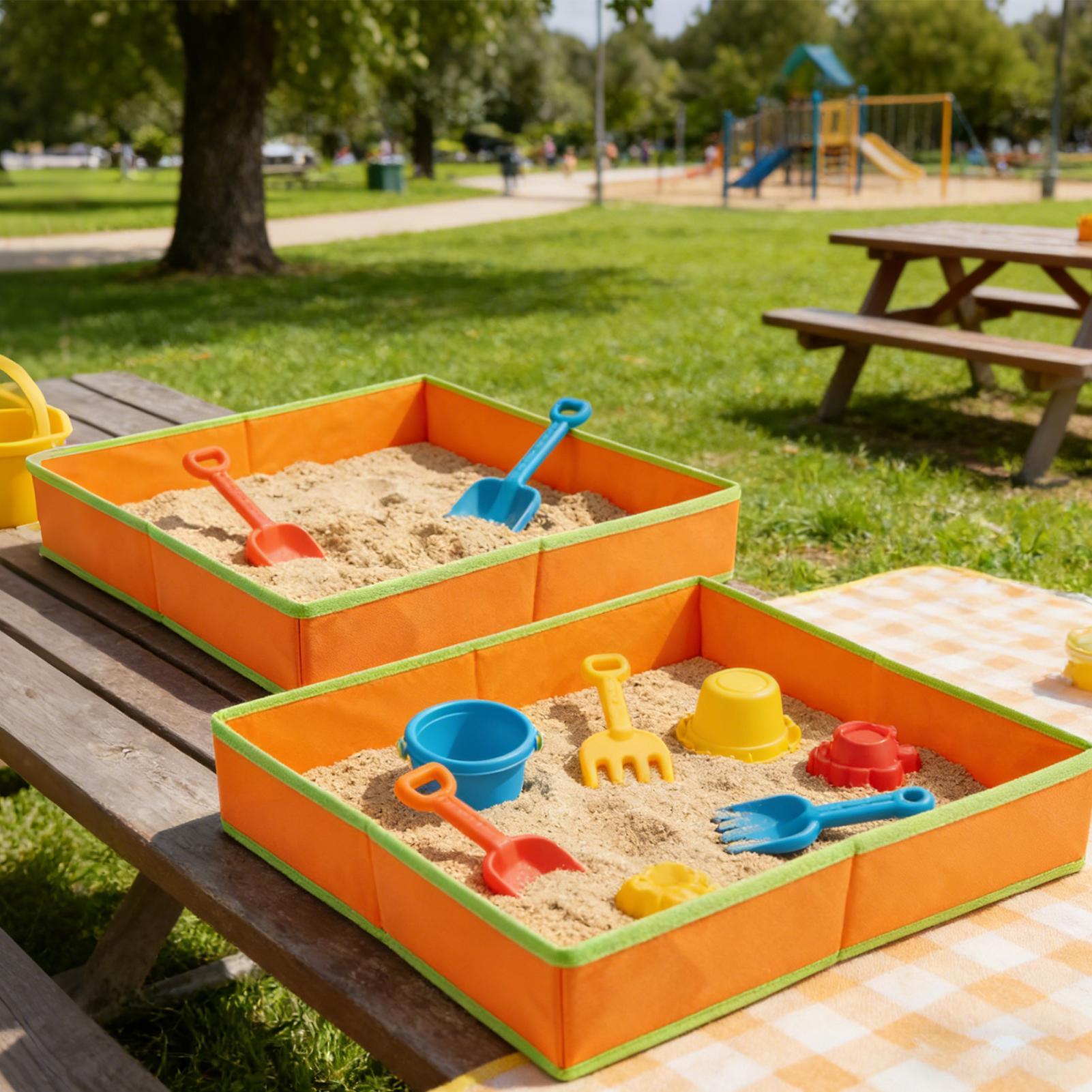 어린이용 모래놀이 테이블, 야외 감각놀이 테이블, 접이 - Kids Outdoor Picnic Table 리뷰 및 가격
