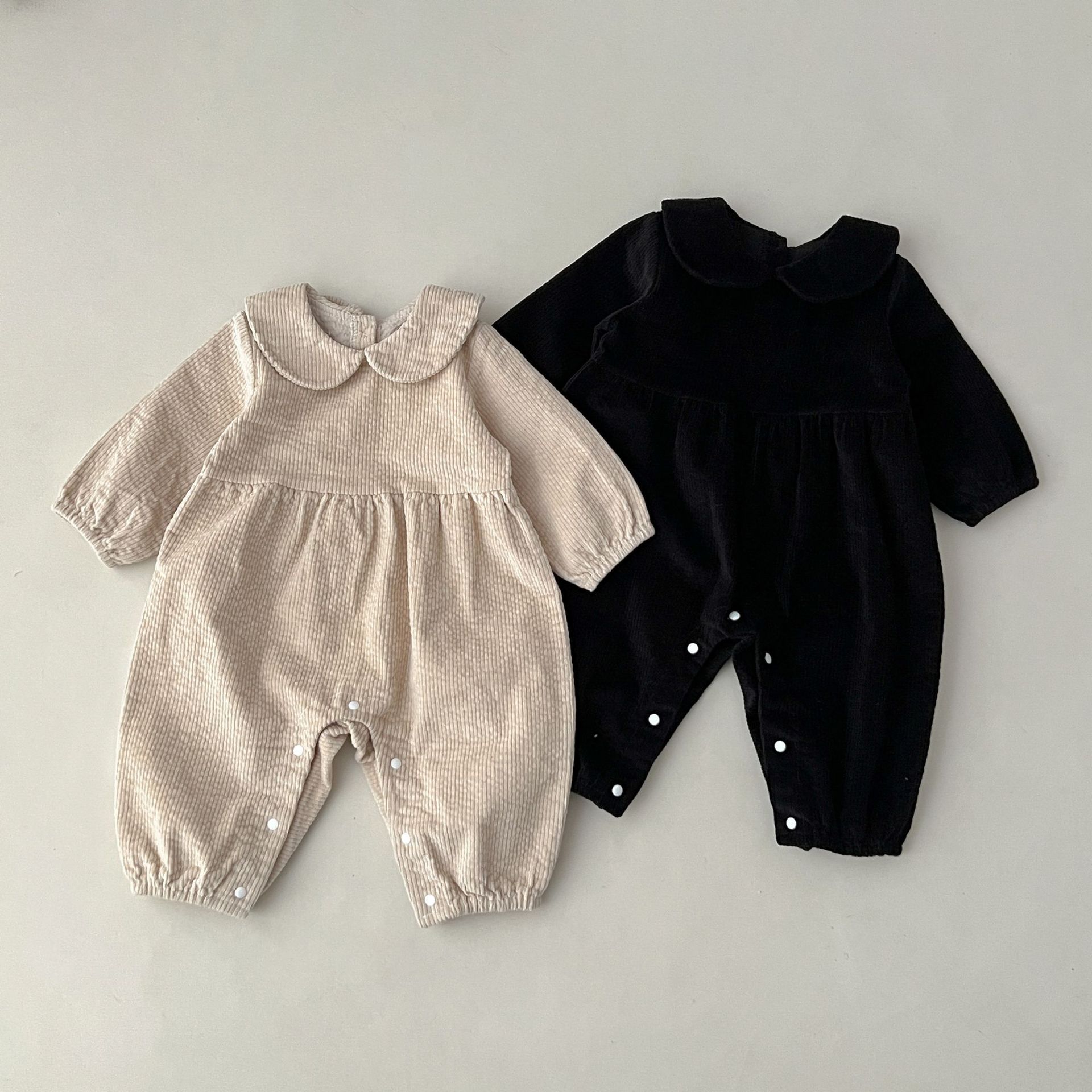 어린이 가을 코듀로이 야외 단색 긴 소매 롬퍼, 올 매 - Kids Outdoor Jumpsuit 리뷰 및 가격