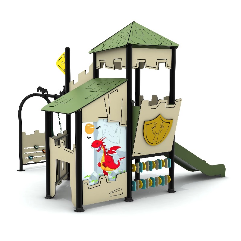 나무로 만든 야외 놀이터 세트, 스틸 놀이집, 어린이  - Kids Outdoor Climbing Structure 리뷰 및 가격