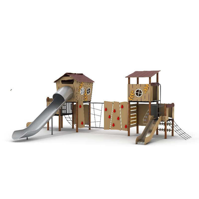 나무로 만든 야외 놀이터 세트, 스틸 놀이집, 어린이  - Kids Outdoor Climbing Structure 리뷰 및 가격