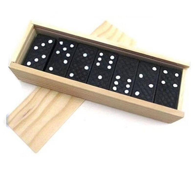 28 개/대 나무 도미노 보드 게임 테이블 게임 도미노 - Kids Outdoor Wooden Table 리뷰 및 가격