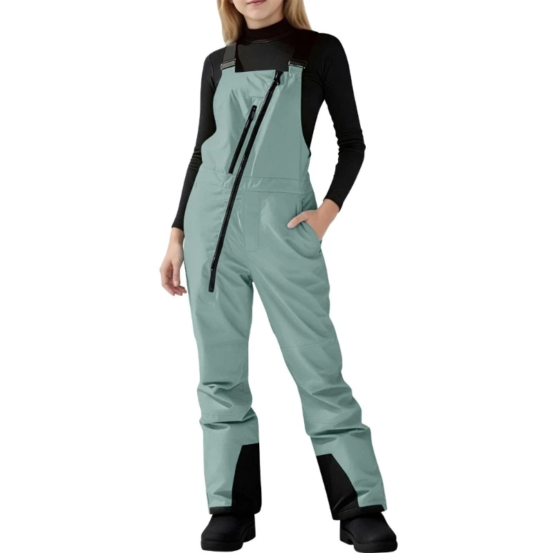 키즈 스키 바지 스키 턱받이 절연 스노우 보드 작업복  - Kids Outdoor Jumpsuit 리뷰 및 가격