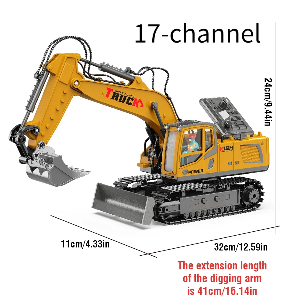 RC 굴삭기 자동차 트럭 합금 버킷 17채널 덤퍼 스프 - Kids Outdoor Digger 리뷰 및 가격