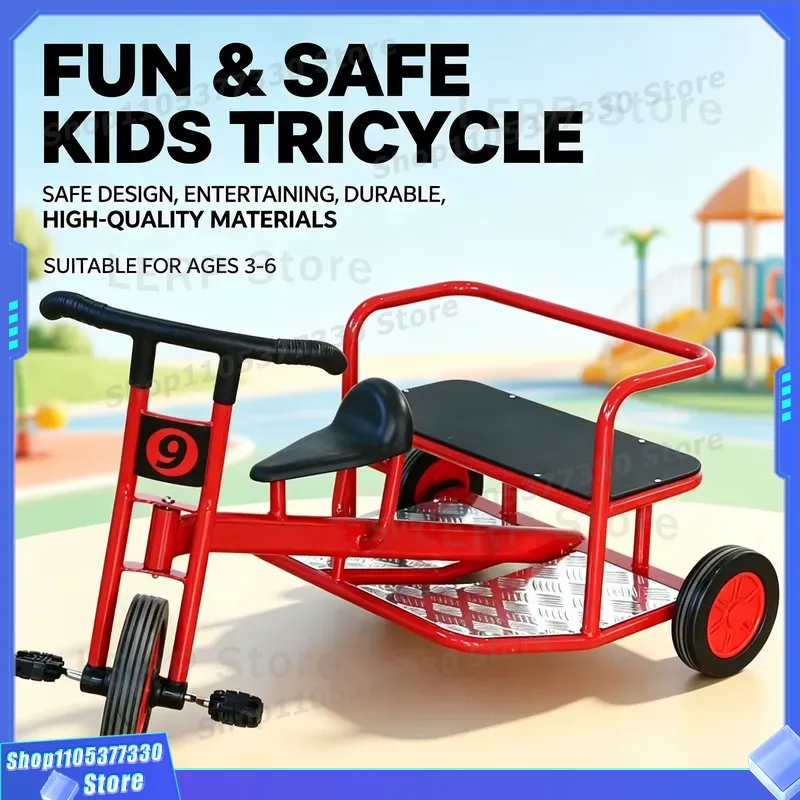 롱리 키즈 스쿠터 2인승 스틸 프레임 3륜 디자인 후방 - Kids Outdoor Ride On 리뷰 및 가격