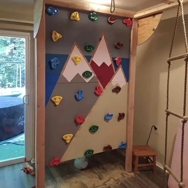 어린이용 클라이밍 월 스톤, 어린이 DIY 암벽 등반  - Kids Outdoor Climbing Structure 리뷰 및 가격