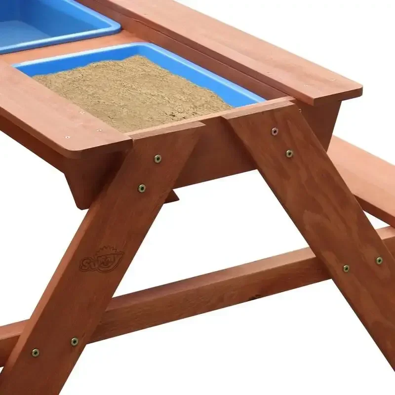 -야외 피크닉 나무 벤치 나무 덮개 세트 모래와 물 어 - Kids Outdoor Picnic Table 리뷰 및 가격