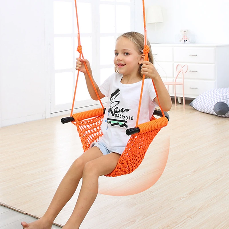 어린이 해먹 그네 손으로 짠 놀이터 실내 장난감 마당  - Kids Outdoor Hammock Swing 리뷰 및 가격