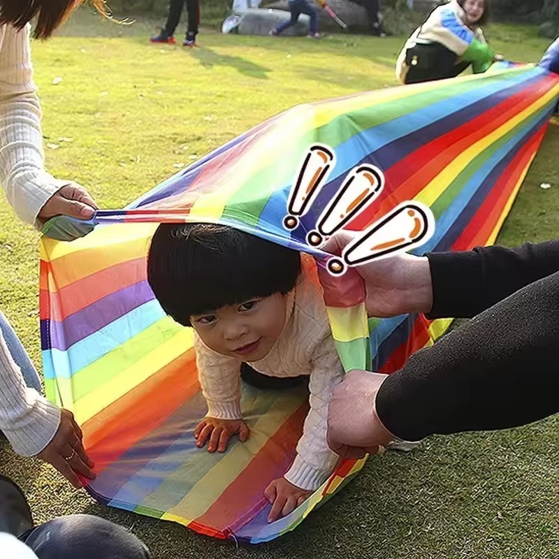 3/5/8M 다채로운 무지개 어린이 놀이 터널 어린이  - Kids Outdoor Tunnel 리뷰 및 가격
