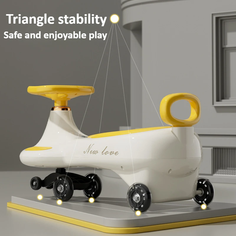 귀여운 어린이용 스윙 흔들 자동차, 넘어짐 방지 범용  - Kids Outdoor Activity Toys 리뷰 및 가격