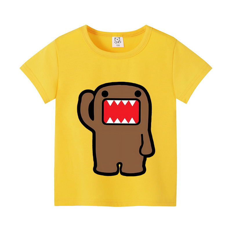 귀여운 도모스 쿤스 반팔 만화 소년 소녀 의류 여름 절 - Kids Outdoor Wear 리뷰 및 가격