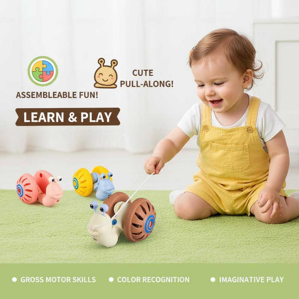 1Pc 로프 조립 풀 스레드 달팽이 어린이 퍼즐 조립  - Kids Outdoor Entertainment 리뷰 및 가격