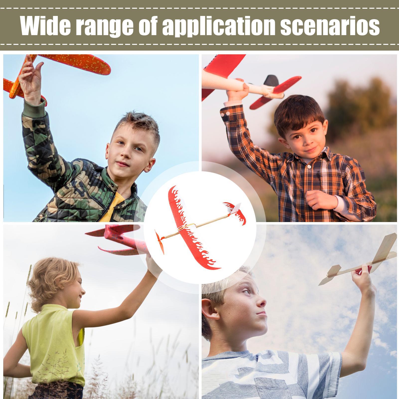 고무줄 비행기 동력 글라이더 항공기 키트 비행 게임 놀 - Kids Outdoor Activity Toys 리뷰 및 가격