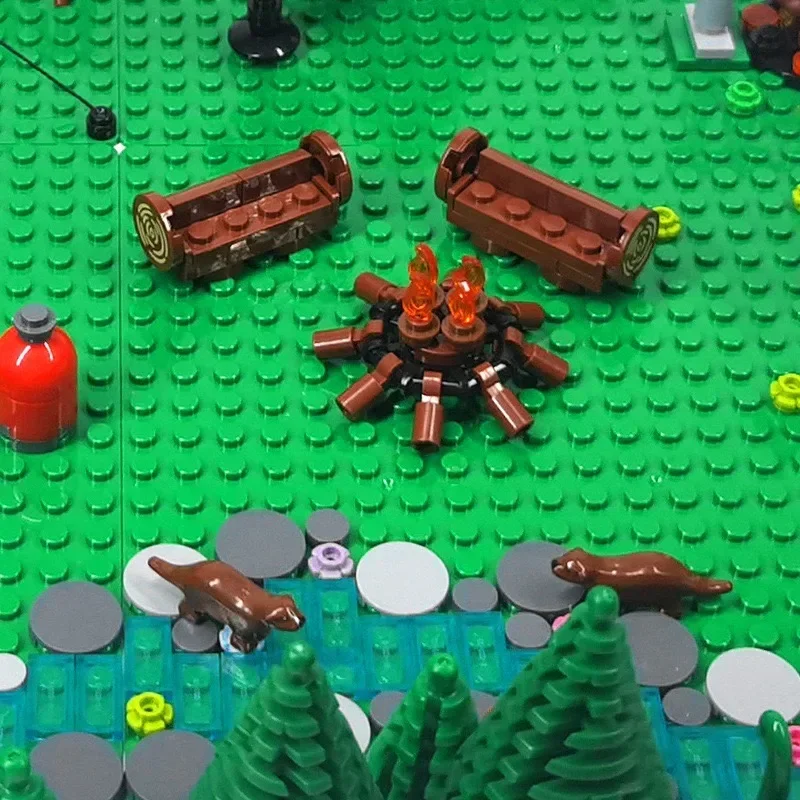 MOC 야외 캠핑 및 피크닉 텐트 모델 빌딩 블록 장면 - Kids Outdoor Picnic Table 리뷰 및 가격