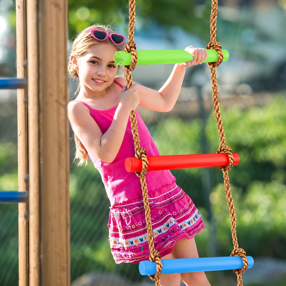 1pc 다채로운 어린이 등반 사다리 스윙 내구성 PE  - Kids Outdoor Climbing Structure 리뷰 및 가격