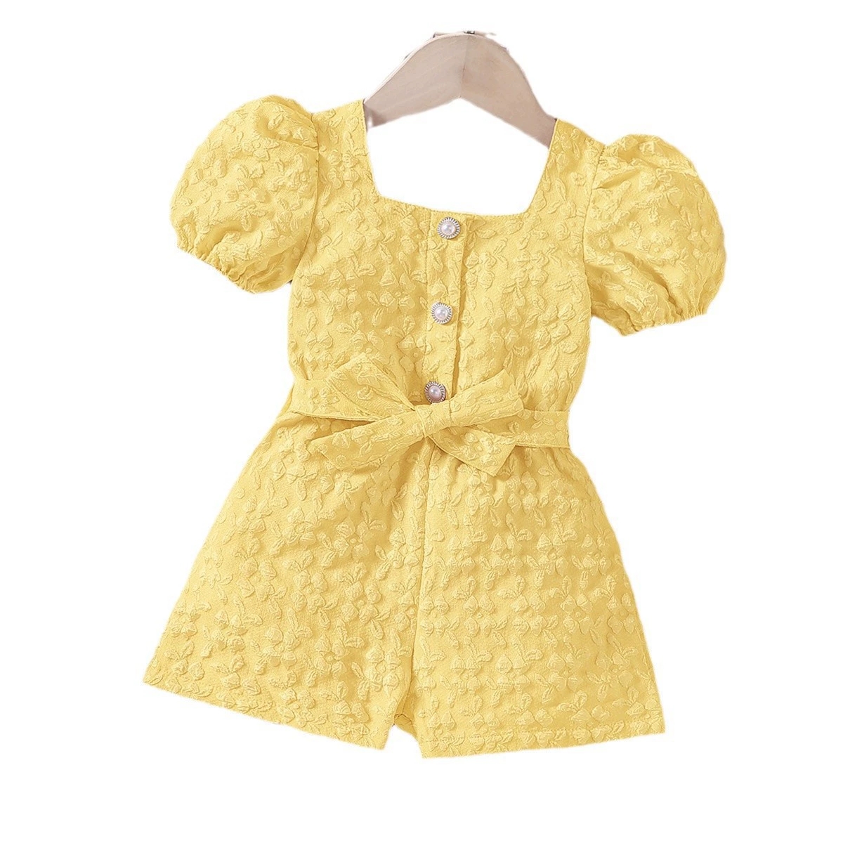 세련된 ' 소녀 여름 롬퍼 벨트가 있는 경량 플레이수트 - Kids Outdoor Jumpsuit 리뷰 및 가격