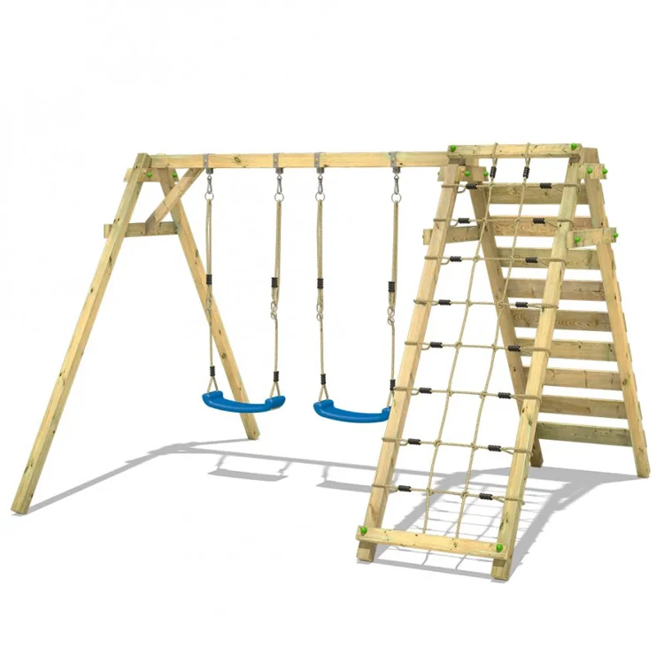2026년형 야외용 소형 목재 놀이터 미끄럼틀 및 그네 - Kids Outdoor Swing Set With Slide 리뷰 및 가격