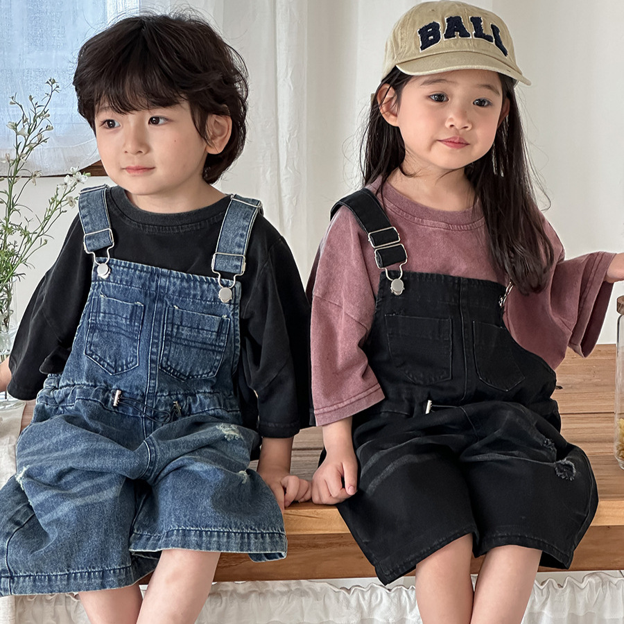 2026년 여름 유니섹스 키즈 데님 빕 오버롤 캣 위스 - Kids Outdoor Jumpsuit 리뷰 및 가격