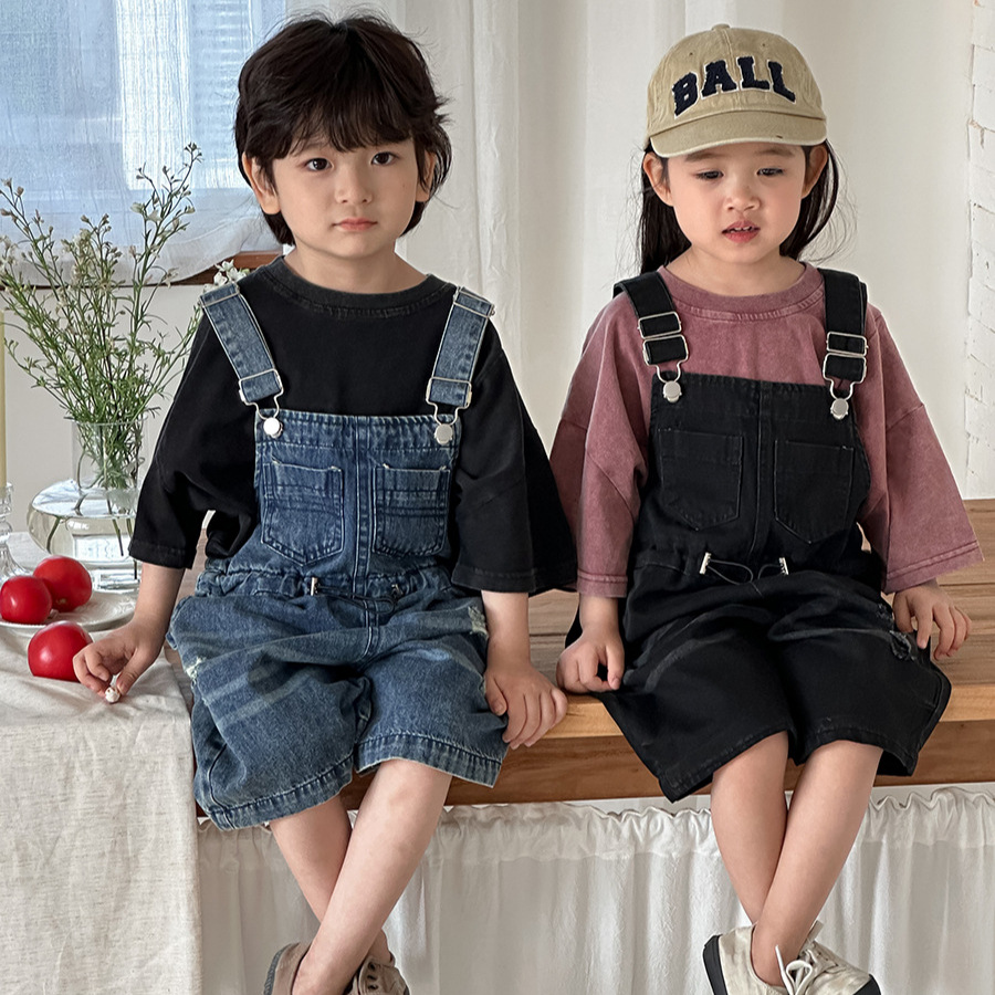 2026년 여름 유니섹스 키즈 데님 빕 오버롤 캣 위스 - Kids Outdoor Jumpsuit 리뷰 및 가격