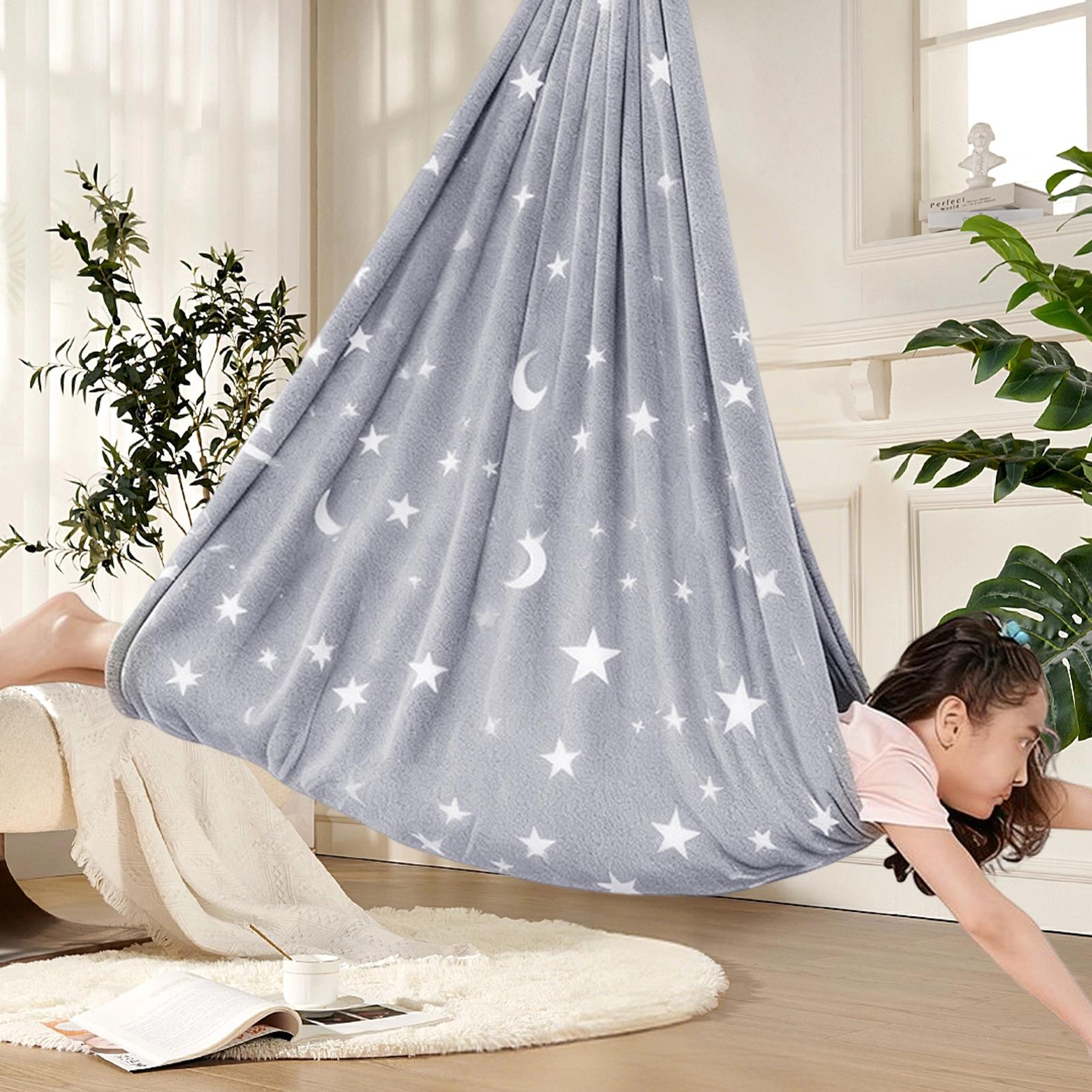 어린이 감각 발달 그네 발광 해먹 편안한 회전식 어린이 - Kids Outdoor Hammock Swing 리뷰 및 가격
