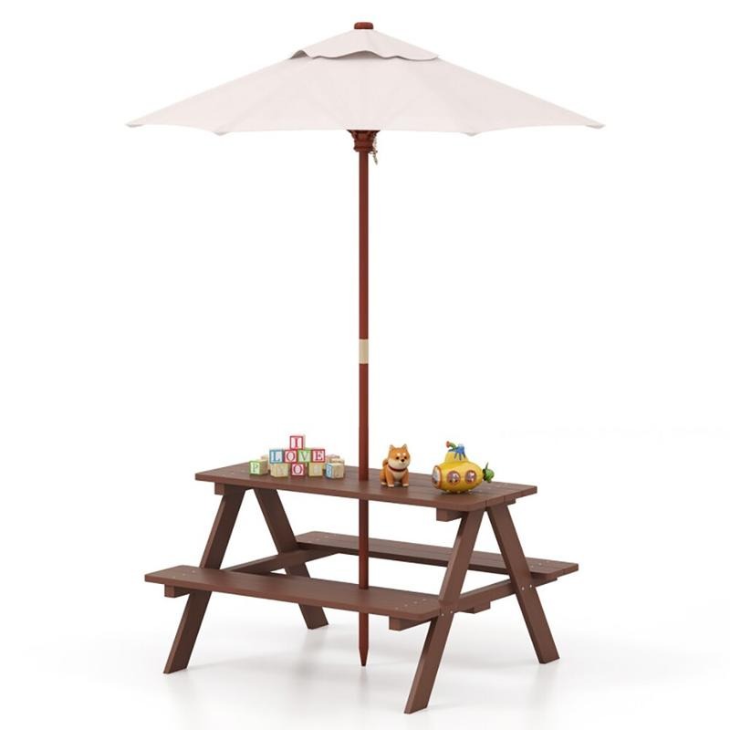 야외용 4인용 어린이 피크닉 테이블 벤치 세트 (탈부착 - Kids Outdoor Picnic Table 리뷰 및 가격