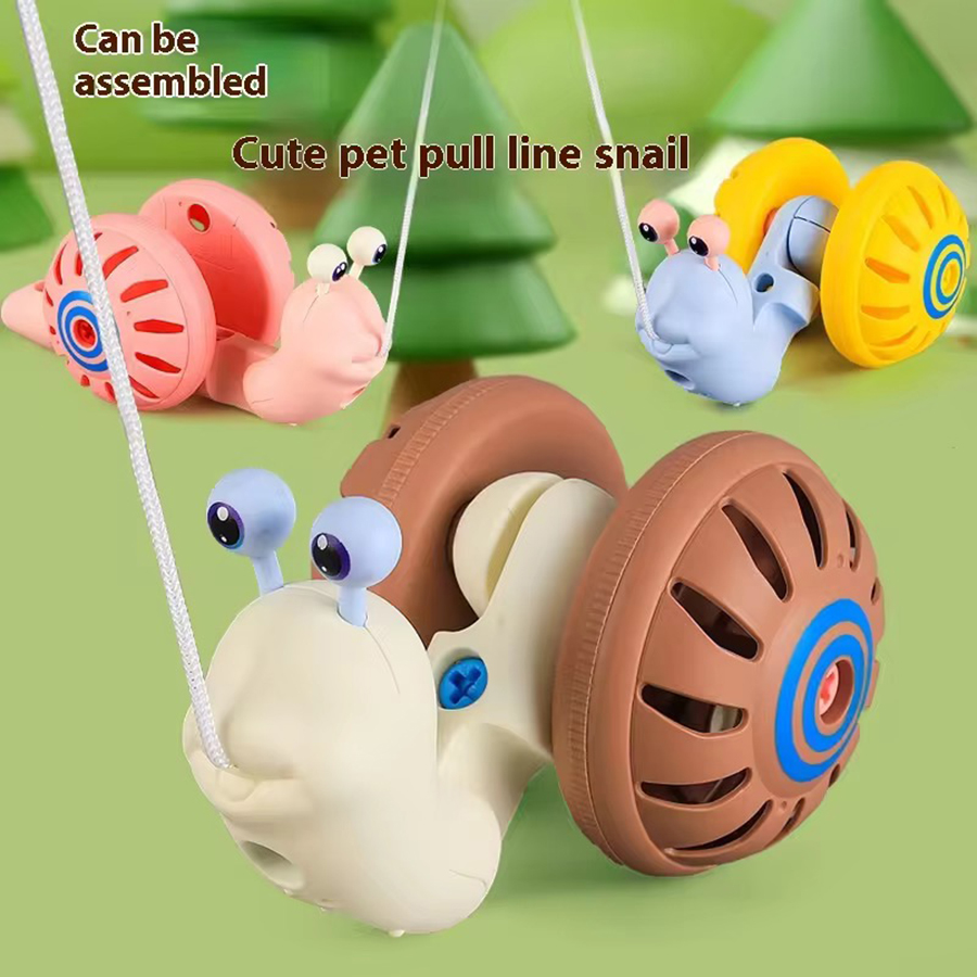 1 PCS 로프 조립 당기는 스레드 달팽이 어린이 퍼즐 - Kids Outdoor Activity Toys 리뷰 및 가격