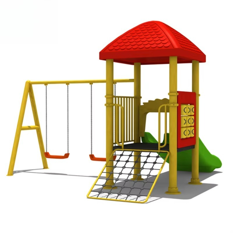 제조업체 스틸 키즈 야외 놀이공원 놀이터 장비-유치원용 - Kids Outdoor Swing Set With Slide 리뷰 및 가격